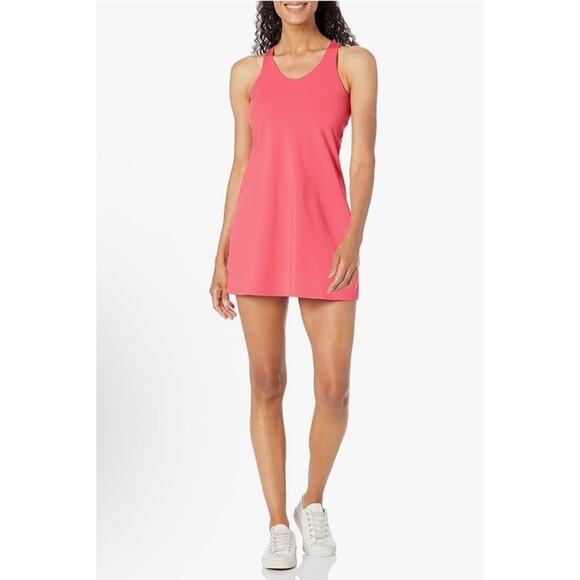 Nic+ Zoe Flexfit Active Performance Workout Dress Golf Attire Coral Punch Pink M - Picture 1 of 12